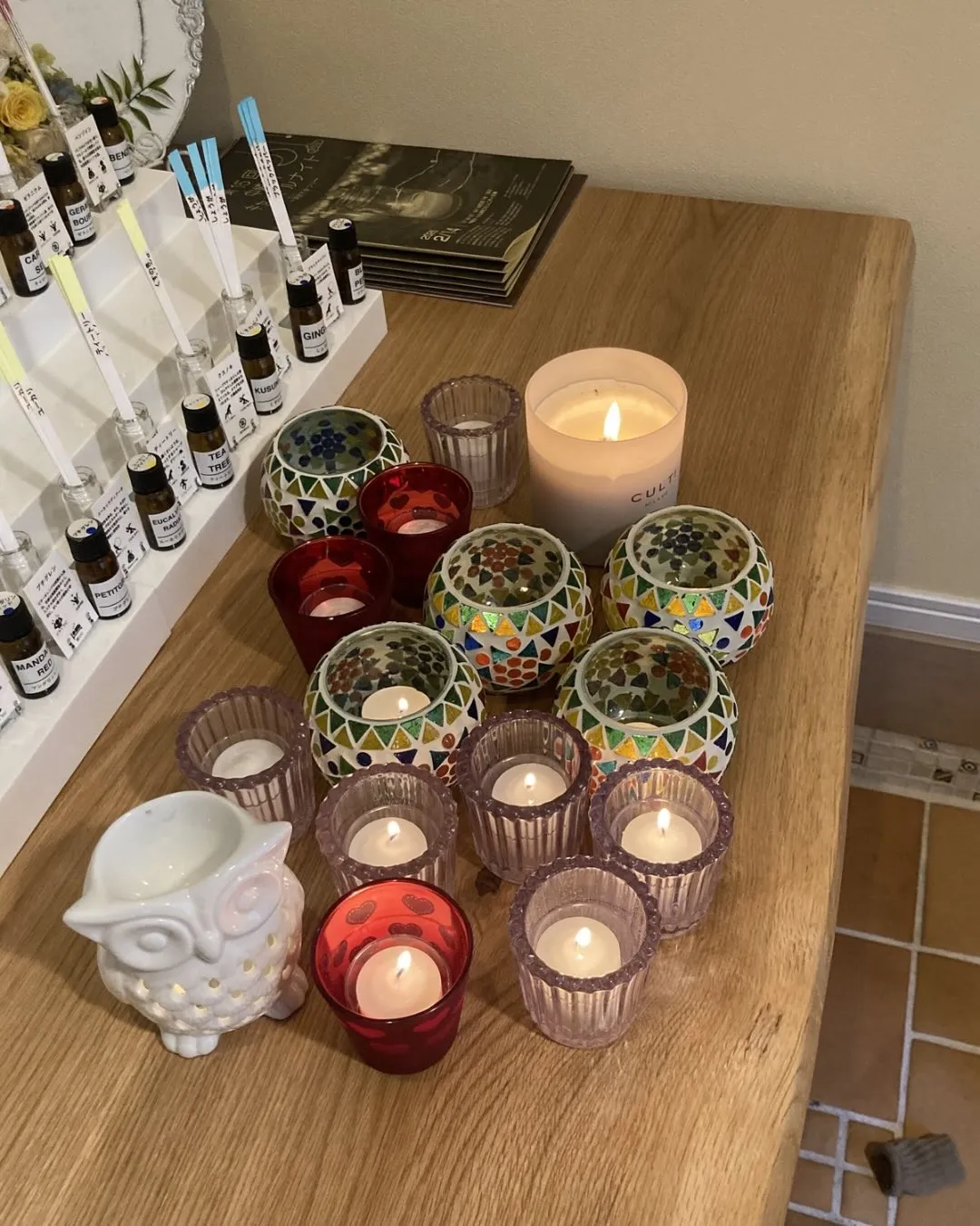 アロマサロンものさし初参加、キャンドルナイト🕯️